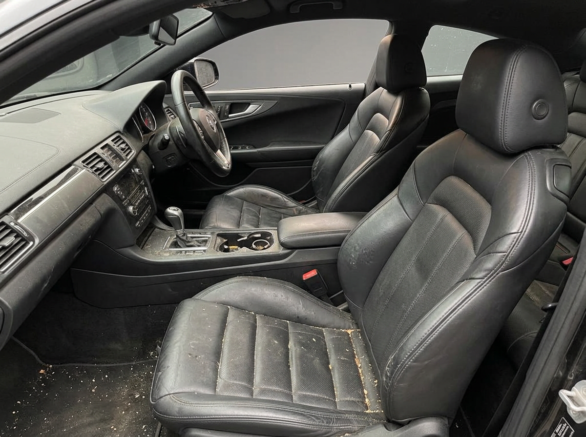 Before — Detailed car interior
